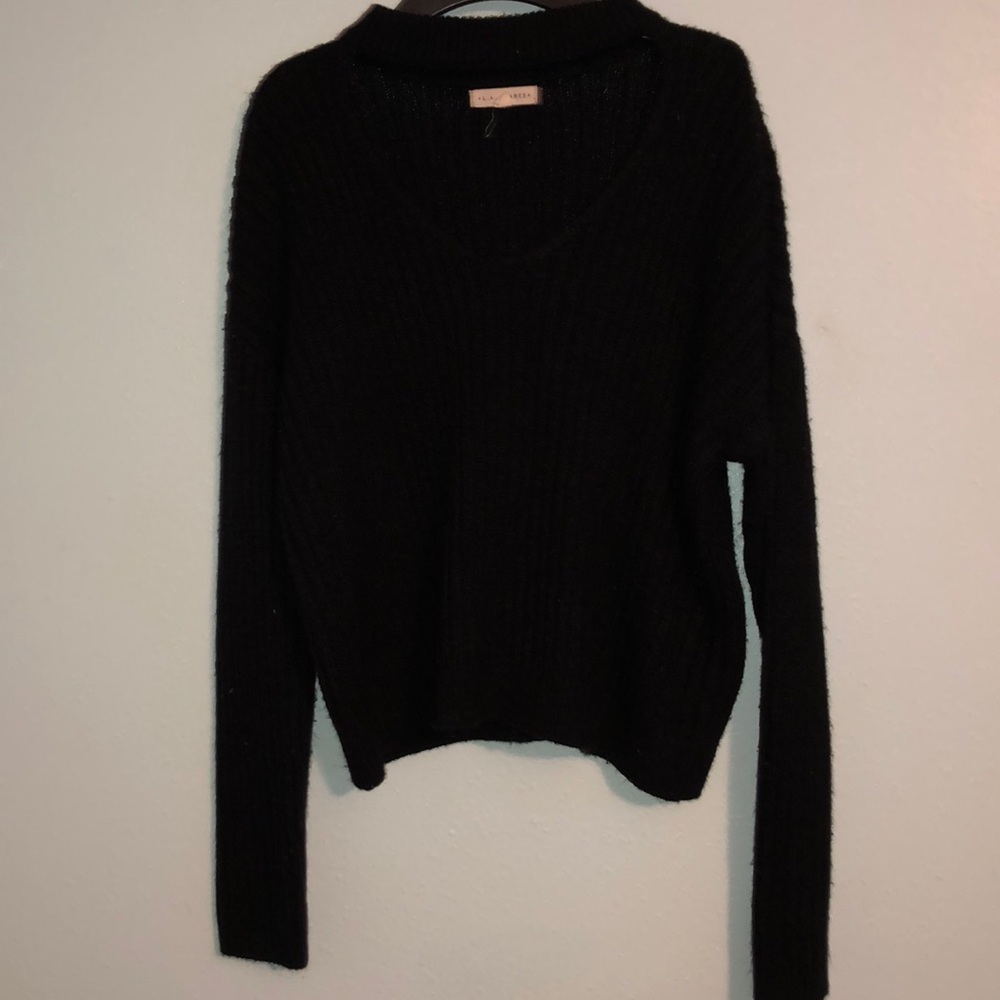Black sweater
